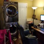 a picture of my messy office