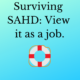 Surviving SAHD: View it as a Job