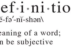 The word definition defined