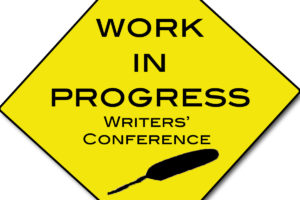 A sign depicting what a writers conference should have