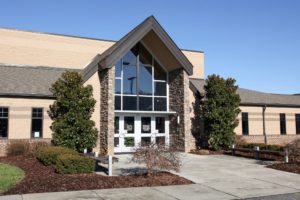 A picture of the entrance to my home church Hardin Valley Church of Christ