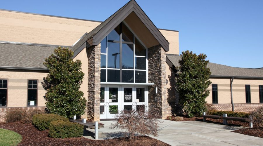 A picture of the entrance to my home church Hardin Valley Church of Christ